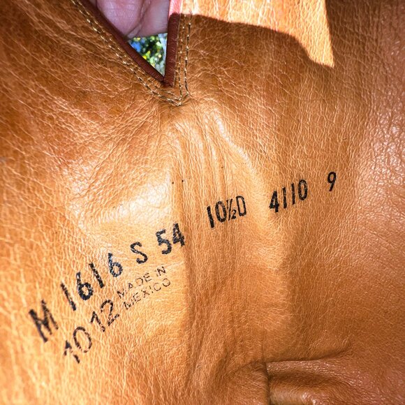 Lucchese 1883 Sienna Brown Ostrich Leg Cowboy Boots in Men's Size 10.5D - Picture 9 of 11